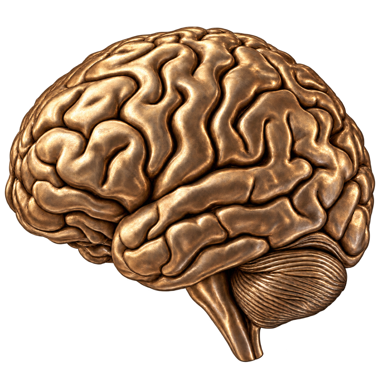 El Cerebro: escultura de bronce del equipo